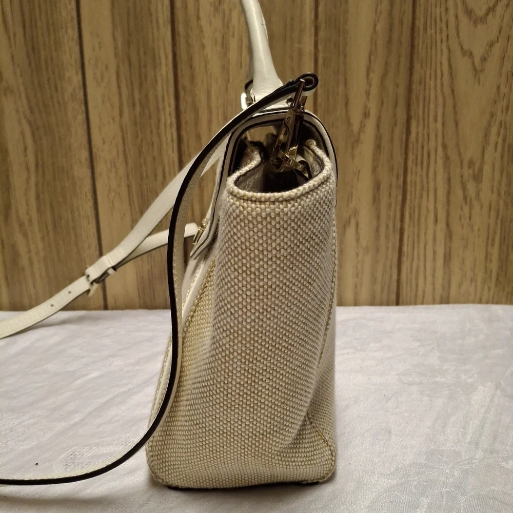 Kate Spade Laurel Wesley Place Convertible Crossbody Satchel 14"×9" - Picture 4 of 9